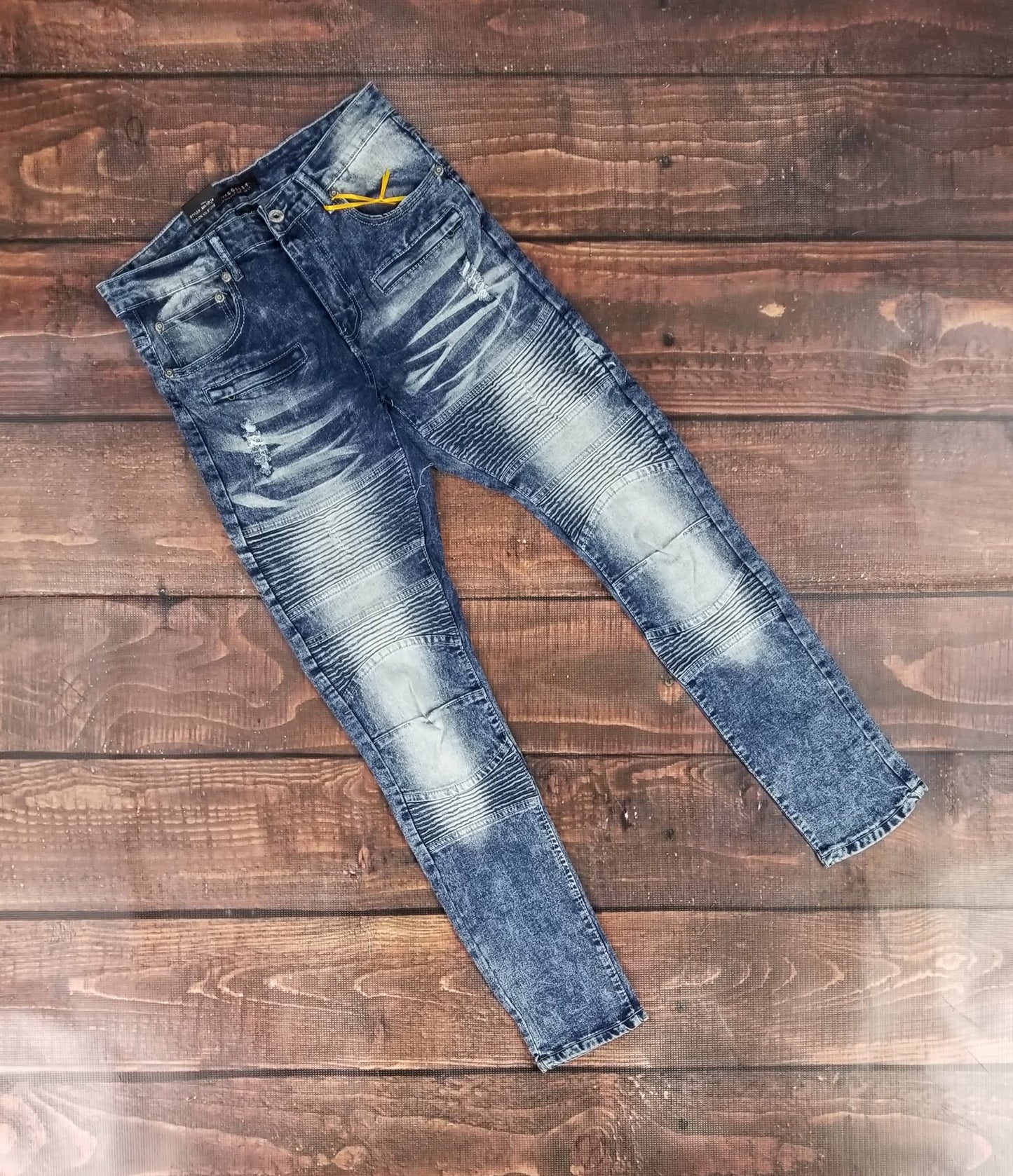 Acid wash jeans