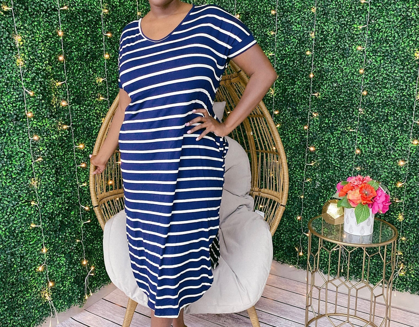 Stripe Pocket Dress