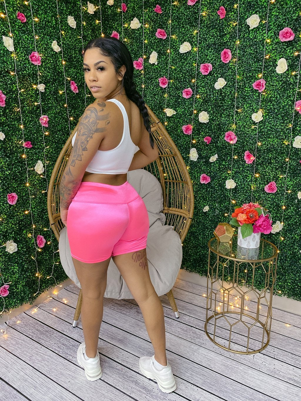 Shine Biker Shorts