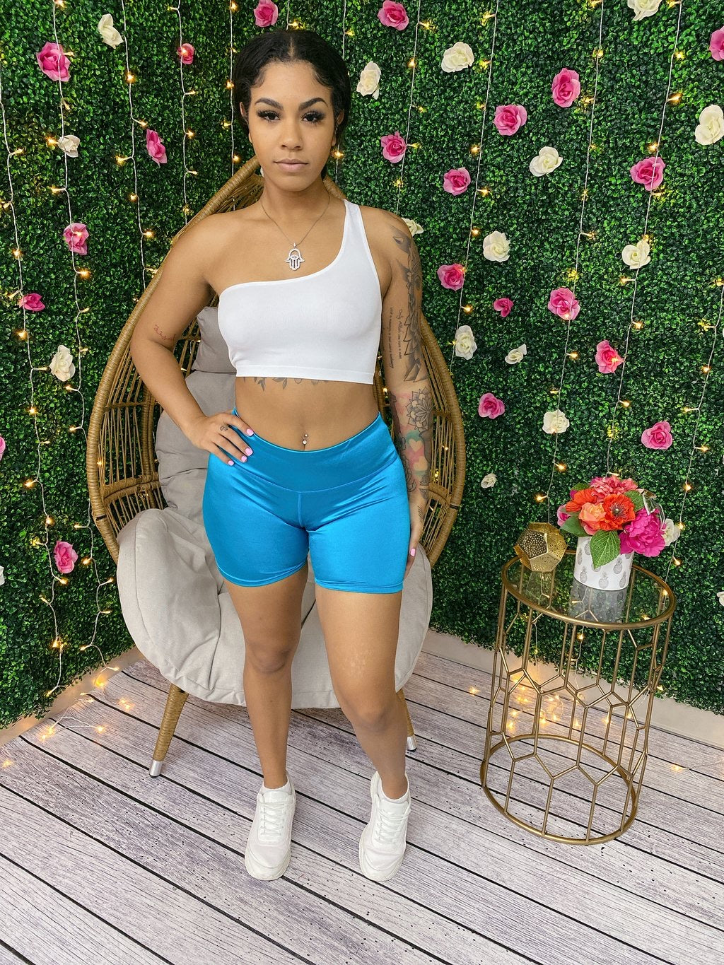Shine Biker Shorts