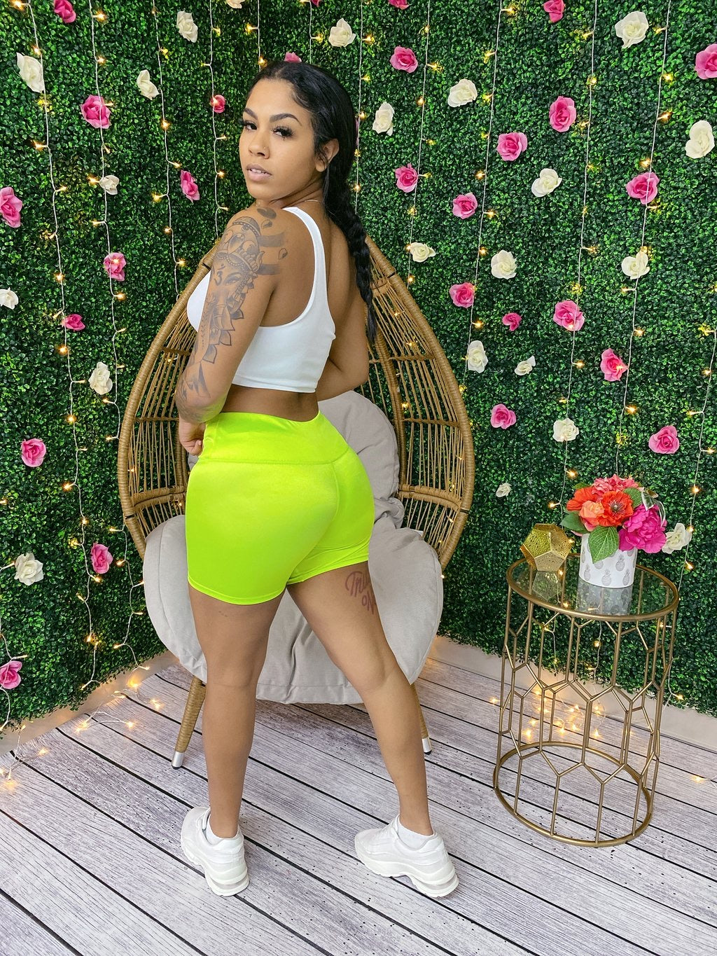Shine Biker Shorts