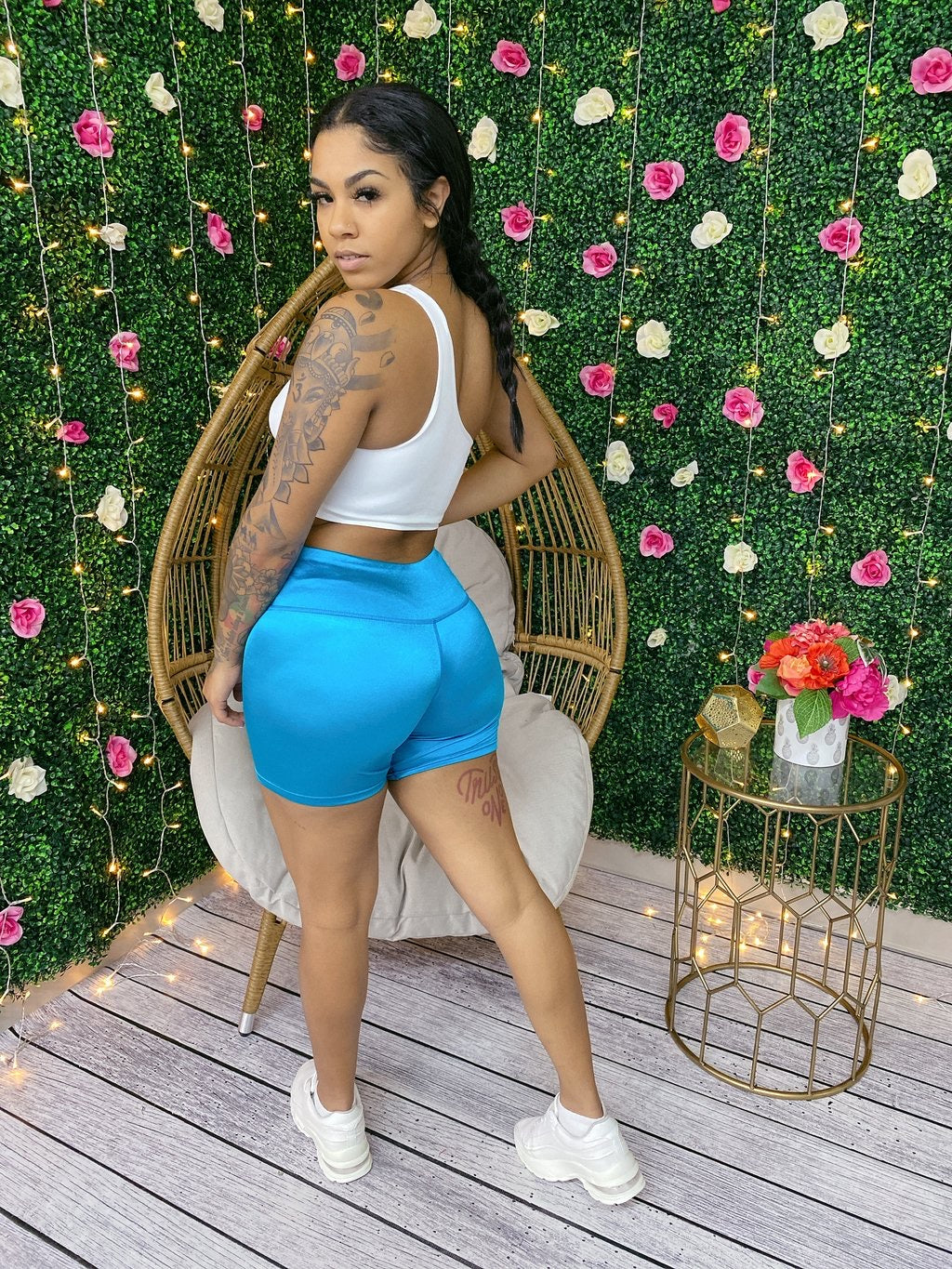 Shine Biker Shorts