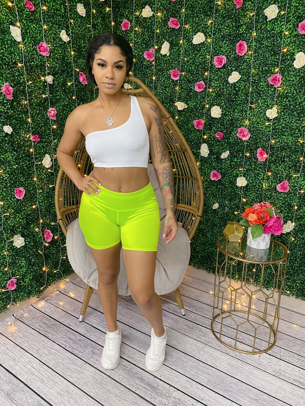 Shine Biker Shorts