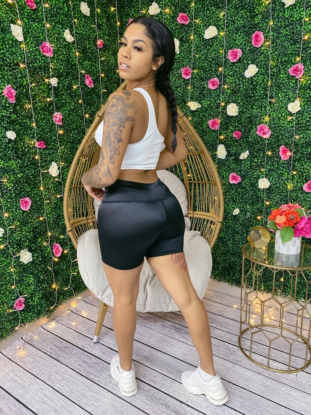 Shine Biker Shorts
