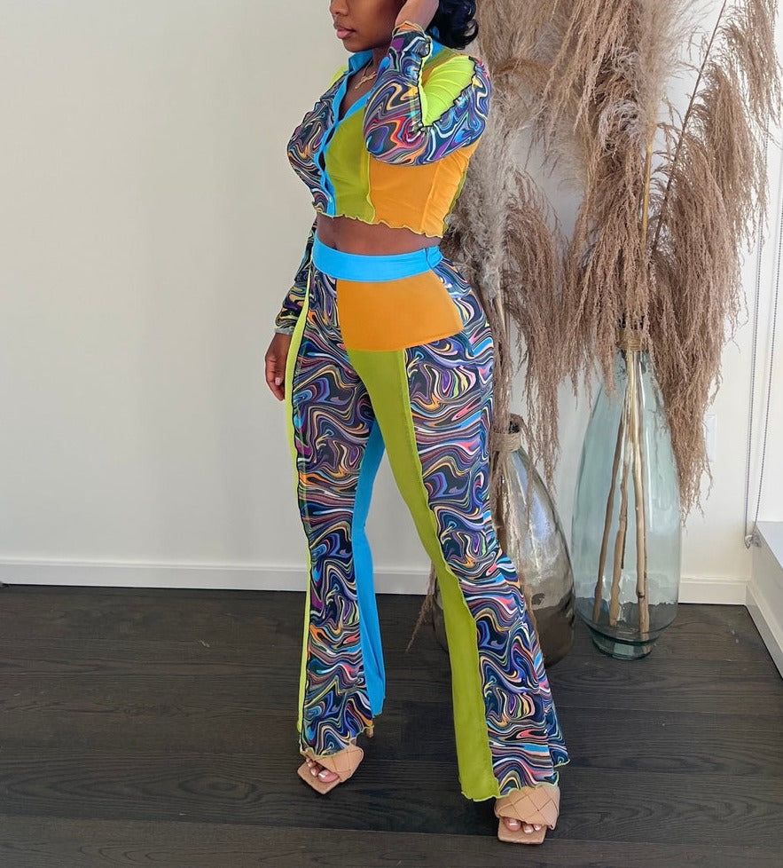 Mesh Top and Pants