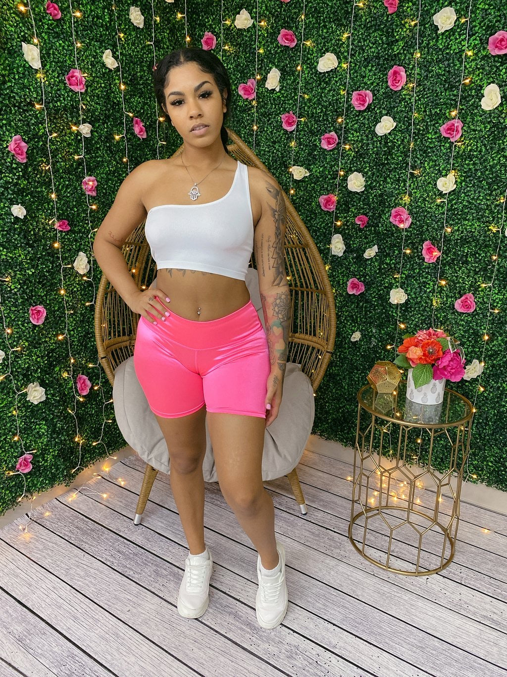 Shine Biker Shorts